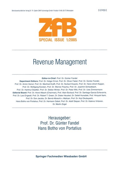 bokomslag Revenue Management