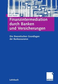 bokomslag Finanzintermediation durch Banken und Versicherungen