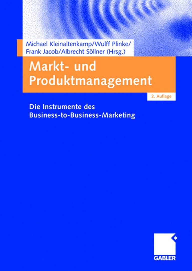 Markt- und Produktmanagement 1