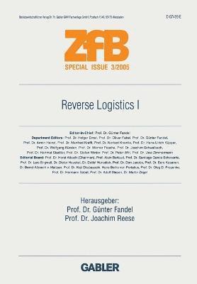 bokomslag Reverse Logistics I