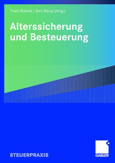 bokomslag Alterssicherung und Besteuerung