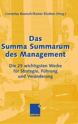 bokomslag Das Summa Summarum des Management