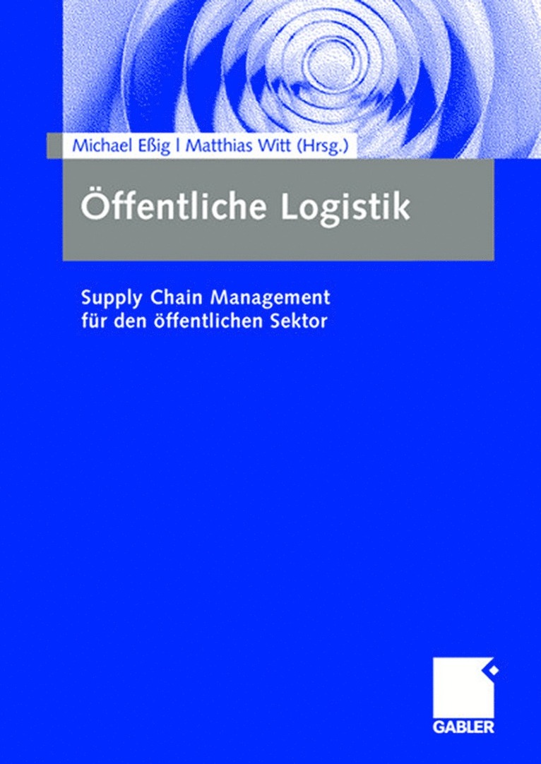 Michael Eßig, Matthias Witt - Öffentliche Logistik, Häftad