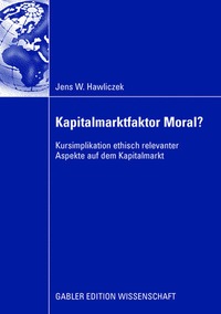 bokomslag Kapitalmarktfaktor Moral?