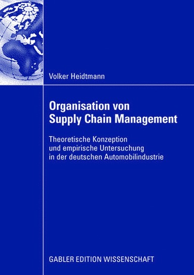 bokomslag Organisation von Supply Chain Management