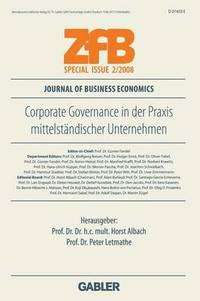bokomslag Corporate Governance in der Praxis mittelstndischer Unternehmen