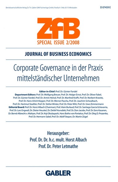 Horst Albach, Peter Letmathe - Corporate Governance in der Praxis mittelständischer Unternehmen, Häftad