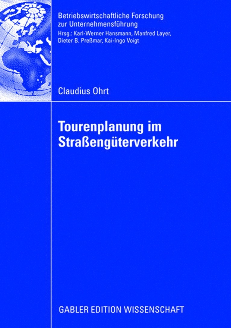 Claudius Ohrt - Tourenplanung im Straßengüterverkehr, Häftad