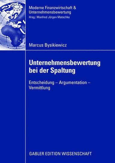 bokomslag Unternehmensbewertung bei der Spaltung