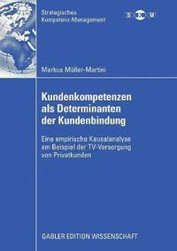 bokomslag Kundenkompetenzen als Determinanten der Kundenbindung