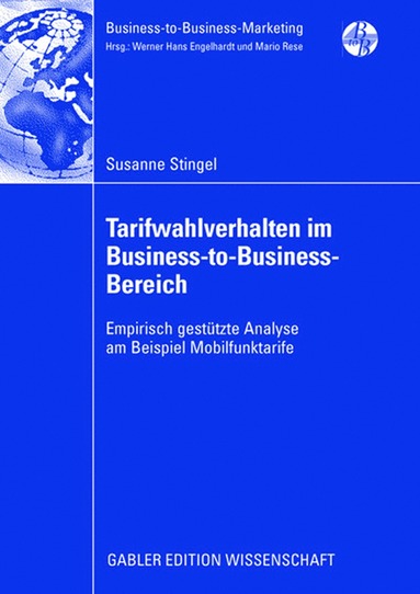 bokomslag Tarifwahlverhalten im Business-to-Business-Bereich