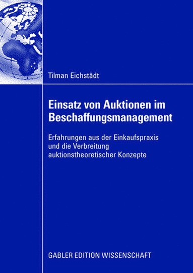 bokomslag Einsatz von Auktionen im Beschaffungsmanagement