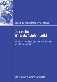 bokomslag Quo vadis Wirtschaftsinformatik?