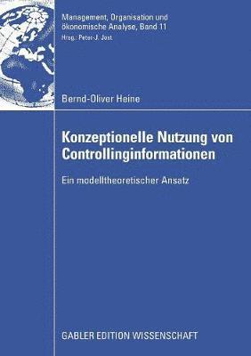 Konzeptionelle Nutzung von Controllinginformationen 1