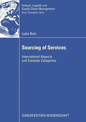 bokomslag Sourcing of Services