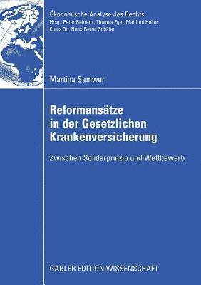 bokomslag Reformanstze in der Gesetzlichen Krankenversicherung