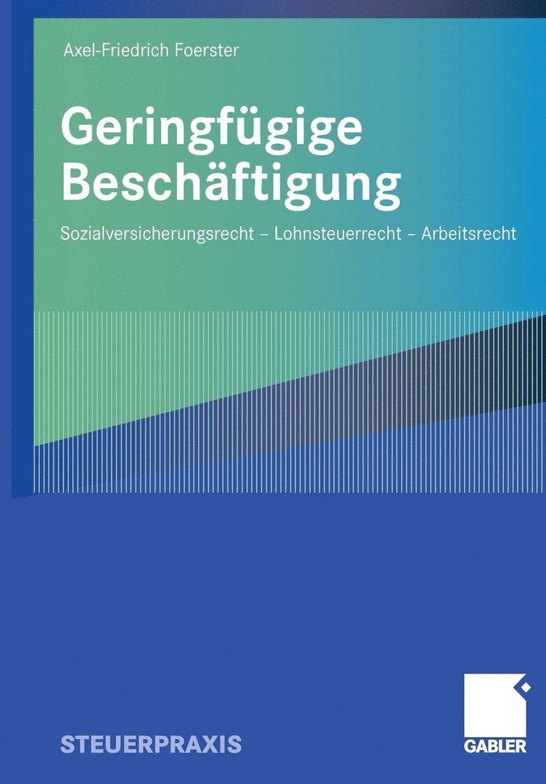 Geringfügige Beschäftigung 1
