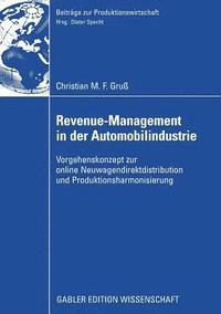 bokomslag Revenue-Management in der Automobilindustrie