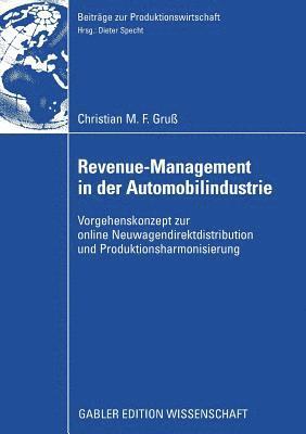 bokomslag Revenue-Management in der Automobilindustrie