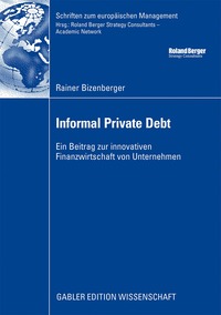 bokomslag Informal Private Debt