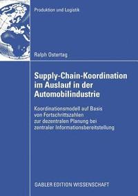 bokomslag Supply-Chain-Koordination im Auslauf in der Automobilindustrie