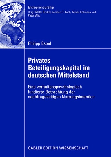Philipp Espel - Privates Beteiligungskapital im deutschen Mittelstand, Häftad