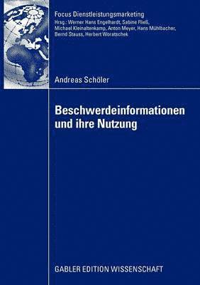 Andreas Schöler - Beschwerdeinformationen und Ihre Nutzung, Häftad