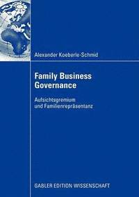 bokomslag Family Business Governance