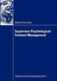 bokomslag Supervisor Psychological Contract Management