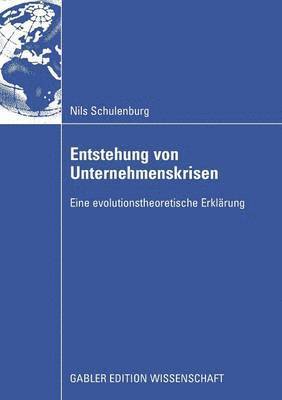 bokomslag Entstehung von Unternehmenskrisen