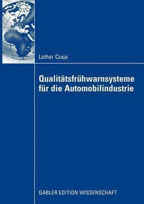 bokomslag Qualittsfrhwarnsysteme fr die Automobilindustrie