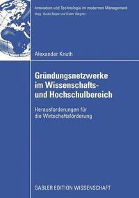 bokomslag Grndungsnetzwerke im Wissenschafts- und Hochschulbereich