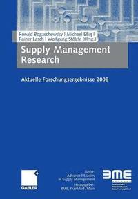 bokomslag Supply Management Research