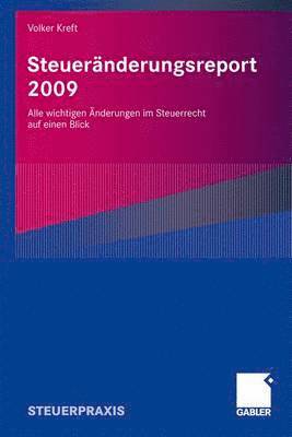 bokomslag Steueränderungsreport 2009