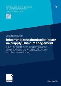 bokomslag Informationstechnologieeinsatz im Supply Chain Management