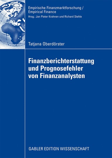 bokomslag Finanzberichterstattung und Prognosefehler von Finanzanalysten