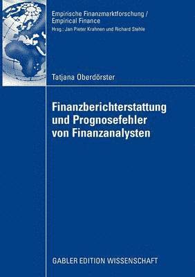 Finanzberichterstattung und Prognosefehler von Finanzanalysten 1
