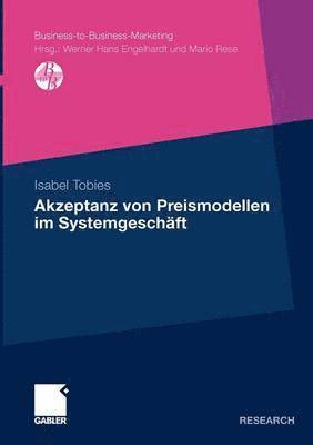 bokomslag Akzeptanz von Preismodellen im Systemgeschft