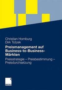 bokomslag Preismanagement auf Business-to-Business-Mrkten