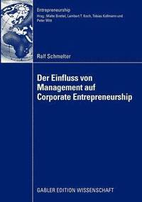 bokomslag Der Einfluss von Management auf Corporate Entrepreneurship