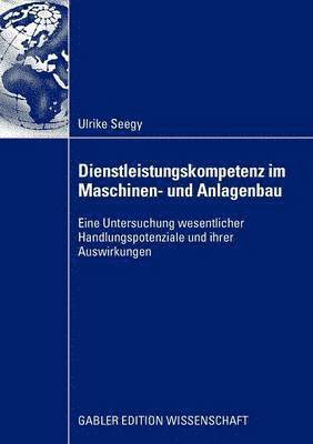 bokomslag Dienstleistungskompetenz im Maschinen- und Anlagenbau