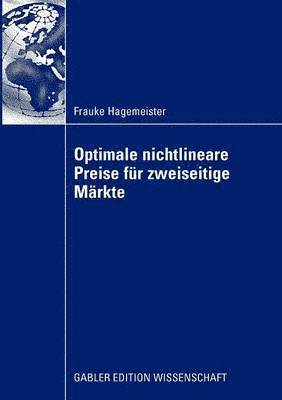 bokomslag Optimale nichtlineare Preise für zweiseitige Märkte