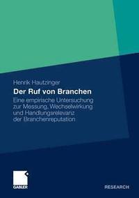 bokomslag Der Ruf von Branchen