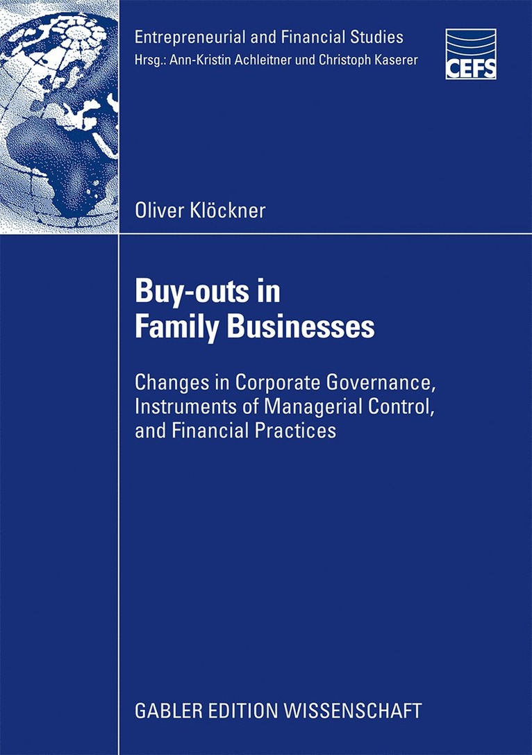 Oliver Klöckner - Buy-outs in Family Businesses, Häftad
