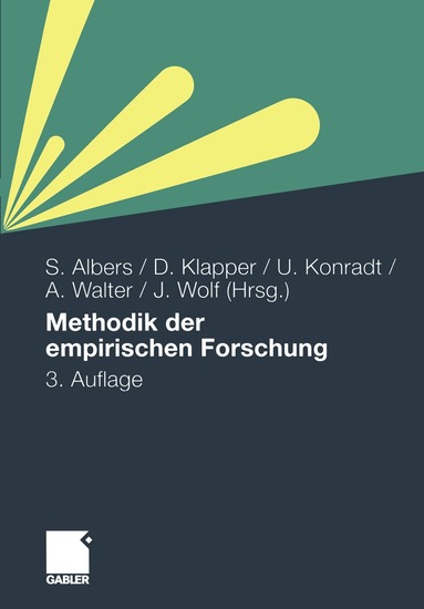 Sönke Albers, Daniel Klapper, Udo Konradt, Achim Walter, Joachim Wolf - Methodik der empirischen Forschung, Häftad