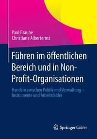 bokomslag Fhren im ffentlichen Bereich und in Non-Profit-Organisationen