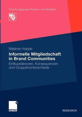 bokomslag Informelle Mitgliedschaft in Brand Communities