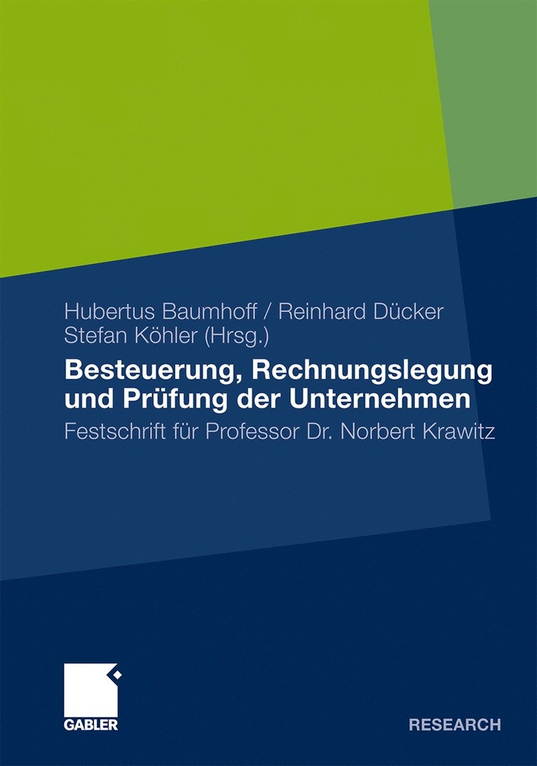 Hubertus Baumhoff, Reinhard Dücker, Stefan Köhler - Besteuerung, Rechnungslegung und Prüfung der Unternehmen, Inbunden