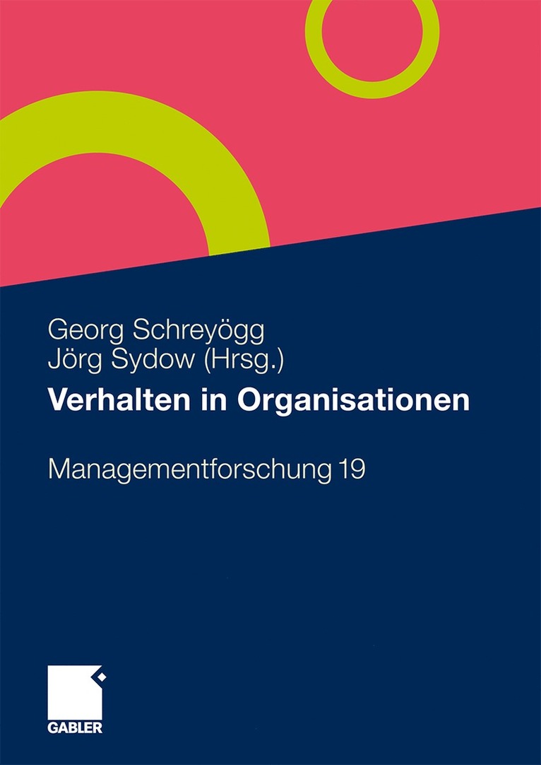 Georg Schreyögg, Jörg Sydow - Verhalten in Organisationen, Häftad