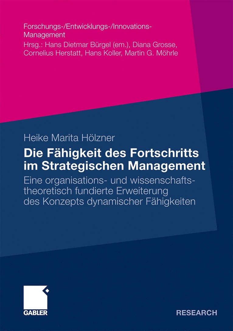 Die Fhigkeit des Fortschritts im Strategischen Management 1